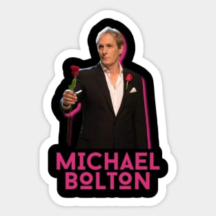 Michael bolton\\\original retro fan art Sticker